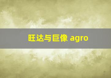 旺达与巨像 agro